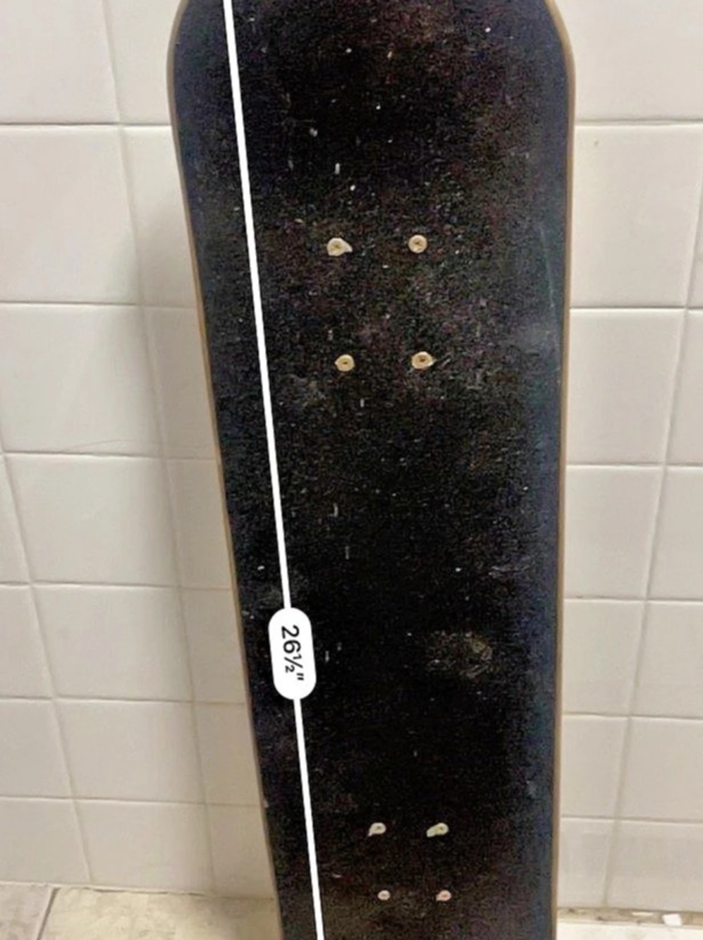 Black Skateboard Deck